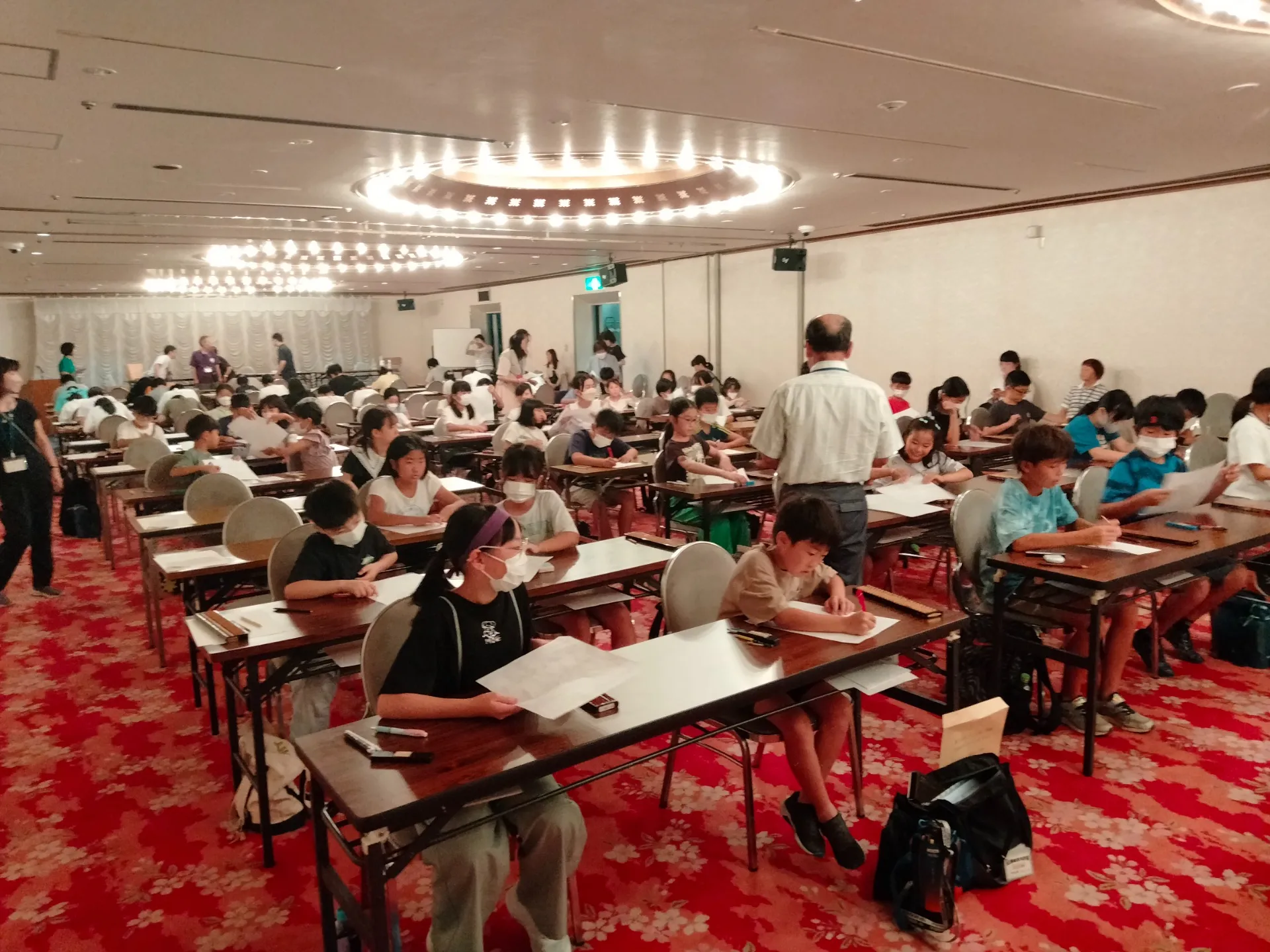 【珠算教室】夏休みセミ合宿参加してきました。